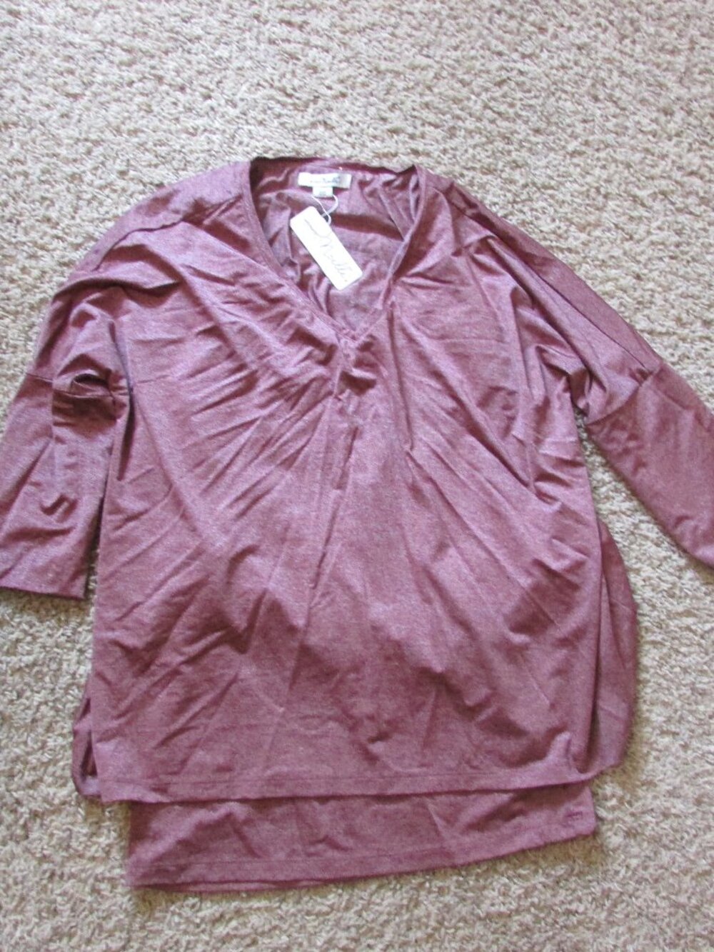 NWT Simply Noelle Pink Super Slimming Top Small Medium Compression Mock 2 Pc